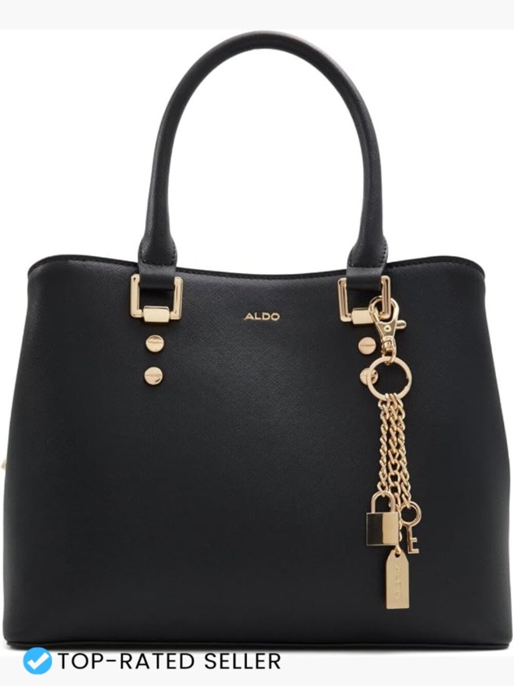 Spacious Tote Bag Women Synthetic Faux Leather Shoulder Handbag Adjustable